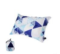 Cuscino gonfiabile automatico, 45 x 30 x 10 cm, cuscino da viaggio portatile, con design autogonfiante, per supporto cervicale, pisolino in ufficio e campeggio (blu n. 3)