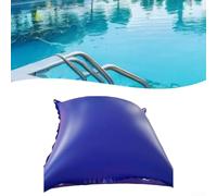Cuscino gonfiabile con corda da 3 mm per piscine fuori terra, previene l'accumulo di polvere e acqua, protegge la struttura della piscina, progettato per condizioni climatiche stagionali (120 x 120 cm