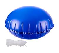 Cuscino gonfiabile da piscina 122x122 cm Antigelo Con Corda Bilanciamento | Cuscino per Piscina Copertura con Corda, Protezione Suolo e Chiusura per Giardino Esterno