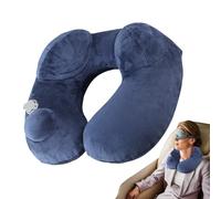 Cuscino gonfiabile da viaggio - Cuscino gonfiabile per il collo, da viaggio, ergonomico, accessorio per aereo, lungo volo, poggiatesta, per viaggi in , crociera, zaino in spalla, auto, viaggi su