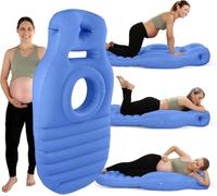 Cuscino gonfiabile per gravidanza, materasso per gravidanza, galleggiante per tutto il corpo con foro per la pancia, cuscino premaman e indispensabile per la gravidanza, regolabile e adatto ai viaggi