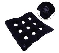 Cuscino gonfiabile per piaghe da decubito 49x49cm, cuscino per seduta blu scuro/rosa