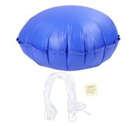 Cuscino gonfiabile per piscina, cuscino gonfiabile per piscina, cuscino protettivo in PVC, per piscine fuori terra, ideale per uso invernale e controllo dei detriti, 120 cm, design rotondo blu scuro