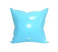 Cuscino gonfiabile per piscina per l'inverno, copertura rotonda per proteggere la piscina per prevenire danni da ghiaccio, cuscino in PVC spesso con chiusura invernale con corda, 113 cm o 122 cm