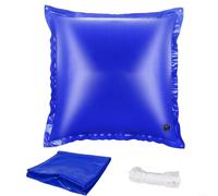 Cuscino gonfiabile per piscina, rotondo, per l'inverno, protezione invernale (blu scuro, 122 cm)