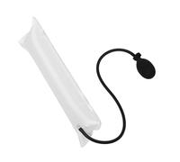 Cuscino Gonfiabile per Sedia Massaggiante, Bianco, con Pompa | Tessuto Composito Pu e Valvola in Plastica, per Ufficio e Casa, Design a Cuscino ad Aria