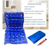 Cuscino gonfiabile per sedile di sedia a rotelle con supporto completo per la schiena, imbottitura antidecubito per il c