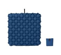 Cuscino Gonfiabile per Sedile, Tappetino per Auto, Traspirante, Pieghevole, per Sedia da Ufficio, per Escursionismo, Spiaggia, all'aperto, Blu Scuro