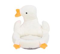 Cuscino Grande Oca Giocattoli di Peluche Supporto Divano Morbido Simpatico Cartone Animato Sedile Educativo Bambino Apprendimento Sedia Seduta Cuscino Comfort Staccabile per