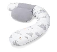 Cuscino gravidanza allattamento sfoderabile supporto lombare con fiocco ovatta