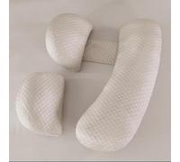 Cuscino Gravidanza per Dormire, Cuscino allattamento e Gravidanza con Fodera Raffreddamento Bambù Morbida Setosa, Cuscino Supporto Comfort Regolabile per Tutto Il Corpo e Maternità(Cachi & Grande)