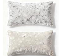 Cuscino Grigio Federe Cuscini Divano 30x50cm Velluto Cuscini per Divano Set di 2,2026 Nuovo Rettangolo Stampa Fronte Retro Federe Cuscino Europa Settentrionale per Inverno Decor Camera Letto Q-1048U