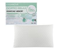 Cuscino guanciale memory Doppio Relax bianco