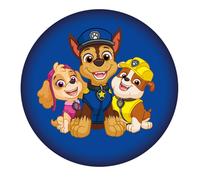 PAW PATROL Cuscino Rotondo Pieno Cuscino 40x40cm Blu Squadra Multi Personaggi