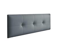Cuscino imbottito per testiera letto queen size, grande, per sostenere la lettura e il riposo (blu, 120 x 45 x 6 cm)