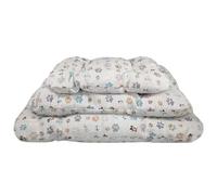 Cuscino imbottito rettangolare con 4 impunture Beige zampette Nasonero Misura 67x50 cm - Cucce per cani - 1° ORDINE? scegli lo sconto BZR5 / BZR20 + 200 punti fedeltà