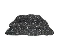 Cuscino imbottito rettangolare con 4 impunture Nero zampette Nasonero Misura 105x82 cm - Cucce per cani - 1° ORDINE? scegli lo sconto BZR5 / BZR20 + 200 punti fedeltà