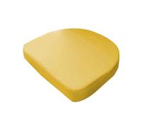 Cuscino impermeabile a forma di U, spesso, morbido, per sedia da giardino, per interni ed esterni, cucina e casa, 45 x 45 x 5 cm, giallo, comodo cuscino per il relax