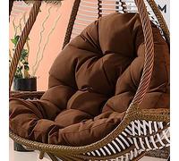 Cuscino impermeabile di ricambio per sedia a uovo - Cuscino per sedia a dondolo sospeso per interni ed esterni, patio, giardino, comodo cuscino amaca per un relax elegante
