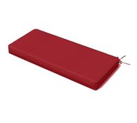 Cuscino impermeabile per esterni, per finestra a bovindo, in schiuma spessa, per panca da giardino, patio, panca a 2 posti, altalena, amaca, 110 x 40 x 3 cm, rivestimento impermeabile.