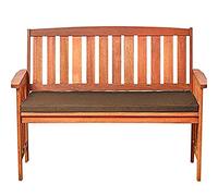 Cuscino impermeabile per panca da esterno, con cerniera nascosta, imbottitura spessa, cuscino lungo, per sedia a dondolo da giardino, patio, colore marrone, 150 x 30 x 5 cm, comoda soluzione per