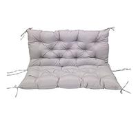 Cuscino impermeabile per panca grigio chiaro, per interni ed esterni, per panche da giardino e amache, 150 x 100 x 10 cm, accessorio comodo per mobili da giardino