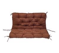Cuscino impermeabile per panca marrone scuro per esterni/interni, 100 x 100 x 10 cm, perfetto per panche da giardino e amache e comodo Sitzauflage.