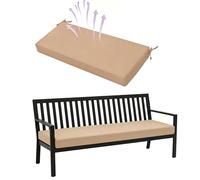 Cuscino Impermeabile per Panchine da Esterno E da Interno Resistente allo Sbiadimento con Cinghie Antiscivolo E Fodera Rimovibile Cuscino per Seduta di Panca per Patio Altalena Veranda Giardino