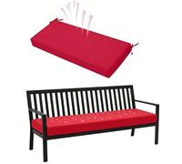 Cuscino Impermeabile per Panchine da Esterno E da Interno Resistente allo Sbiadimento con Cinghie Antiscivolo E Fodera Rimovibile Cuscino per Seduta di Panca per Patio Altalena Veranda Giardino