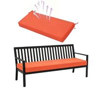 Cuscino Impermeabile per Panchine da Esterno E da Interno Resistente allo Sbiadimento con Cinghie Antiscivolo E Fodera Rimovibile Cuscino per Seduta di Panca per Patio Altalena Veranda Giardino