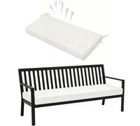 Cuscino Impermeabile per Panchine da Esterno E da Interno Resistente allo Sbiadimento con Cinghie Antiscivolo E Fodera Rimovibile Cuscino per Seduta di Panca per Patio Altalena Veranda Giardino