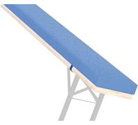 Cuscino Impermeabile per Panchine da Interno Ed Esterno Antiscivolo Rettangolare per Mobili da Giardino Panchine da Bar Panchine da Pranzo Finestre A Bovindo Altalene (Azzurro 40X190 cm)