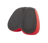 Cuscino impermeabile per sella della bicicletta, con nucleo in silicone antiurto e guscio esterno resistente alla polvere, per spostamenti quotidiani (taglia unica, rosso)