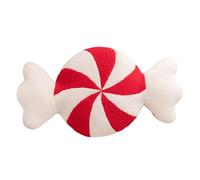 Cuscino in canna da zucchero - Cuscino in peluche Cuscino di peluche di Natale a forma di caramella | Decorazioni per cuscini a forma di carina, giocattolo di peluche decorativo confortevole Po