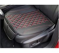 Cuscino in ecopelle nera con cuciture rosse, adatto per SsangYong Rodius 2 coprisedili auto OT402