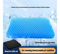 Cuscino in Gel Traspirante Memory Foam per Dolore Coccige Sedile Estivo