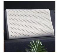 Cuscino in Lattice 100% Naturale,Ergonomico, Aiuta Ad Alleviare La Pressione, Il Dolore al Collo E alle Spalle, Senza Sostanze Chimiche in Memory Foam,C