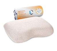 Cuscino in Memory Foam con Antiossidanti e Olio Essenziale di Ylang Ylang per Aromaterapia | Rilassante, Ergonomico, Anatomico, Traspirante, Antiacaro | 4 Posizioni di Sonno | maBELLA by Third of Life