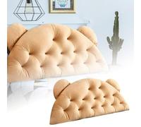 Cuscino in memory foam con orecchie di panda cuscini per la vita, schiena e lettura, seduta sul divano, vita morbida e confortevole (A, 90 cm)