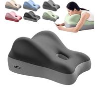 Cuscino in memory foam per elevazione dei fianchi, coppia cuscino a cuneo con sollievo lombare e collo, ideale per coppie, uso domestico, supporto per letto/divano (grigio)