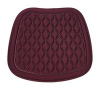 Cuscino in memory foam per sedili auto con fondo in gomma antiscivolo e ventilazione 3D a diamante, ideale per ridurre il calore e migliorare il comfort durante i lunghi viaggi (rosso freddo)