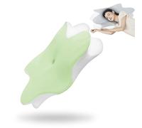 Cuscino in memory foam, supporto ortopedico per il collo per alleviare il dolore, federa traspirante rimovibile per chi dorme sul fianco, sulla schiena e sullo stomaco