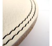 Cuscino In Pelle Per Gioiellieri Sacco Rotondo 254Mm 10" Doppio Cucito -TS14310