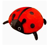 Cuscino in peluche a forma di coccinella, 40 cm, simpatico cuscino imbottito con coccinella, per abbracciare gli insetti, idea regalo per bambini e adulti, per camera da letto e soggiorno