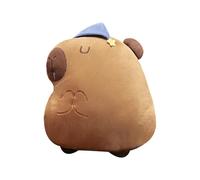 Cuscino in peluche animale e coperta di design in cotone per viaggi a casa cuscino per sedia convertibile Kapibara