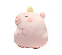 Cuscino in peluche animale e coperta di design in cotone per viaggi a casa cuscino per sedia convertibile Kapibara