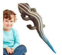 Cuscino in peluche per rettili - Cuscino a forma di lucertola, morbido peluche | Divertente decorazione realistica di animali domestici, simpatico cuscino da lancio per cameretta dei bambini, camera