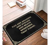 Cuscino in piedi con retro antiscivolo - Spring You Are Amazing And Strong And Brave, remember that today. Qualità durevole | Accessori per camera da letto/tappetini di benvenuto per porta d'ingresso