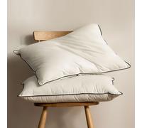 cuscino in piuma e piumino organica 50x75 set di 2 Lussuoso cuscino letto d