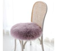 Cuscino in pura lana di pecora per sedia a sdraio - morbido e accogliente cuscino per divano rotondo 40 cm, ideale per studenti decorazione della casa e seduta confortevole